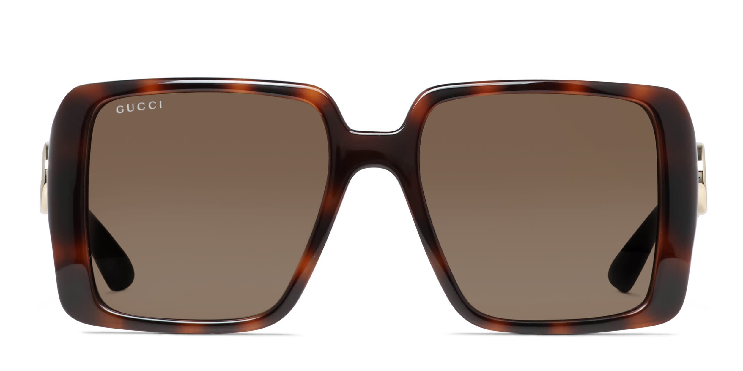 Gucci GG1077S Brown, Tortoise Prescription Sunglasses