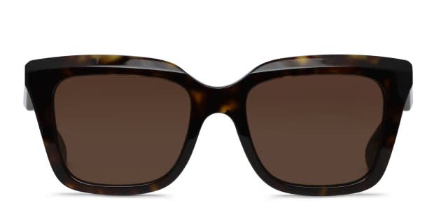 Alexander McQueen AM0473S Tortoise Prescription Sunglasses display picture 1