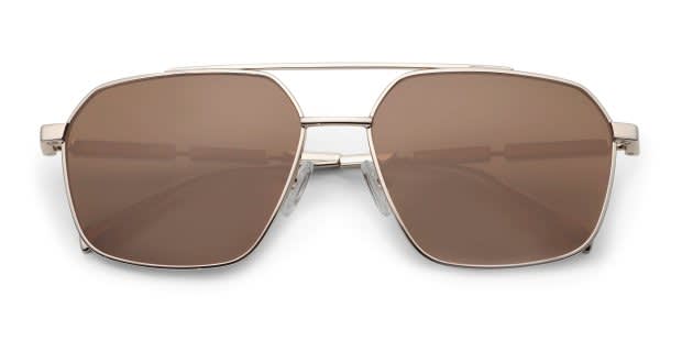 Alexander McQueen AM0477S Gold Prescription Sunglasses
