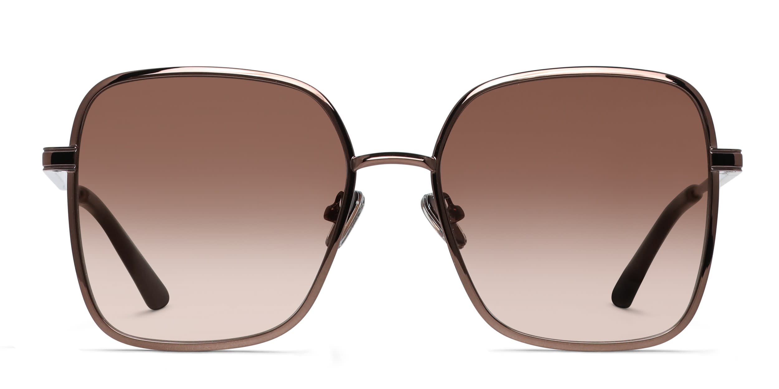 Coach HC7135 gold, brown frame with light brown grey gradient
