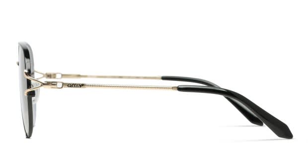 Quay High Key Twist Black, Gold Prescription Sunglasses
