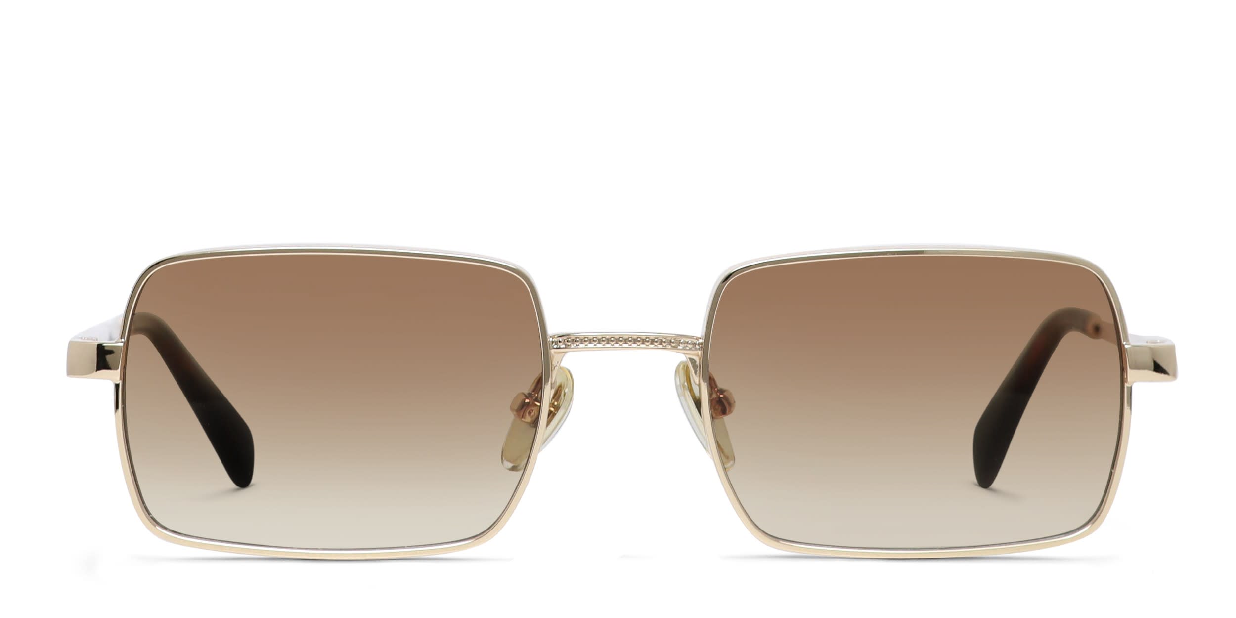 Quay Dnd Gold glasses - Gold - Frontal View