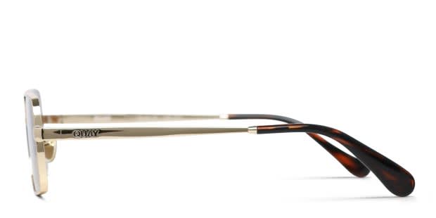 Quay Dnd Gold Prescription Sunglasses display picture 2
