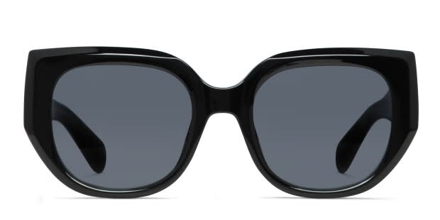 Quay Busy Busy Shiny Black Prescription Sunglasses