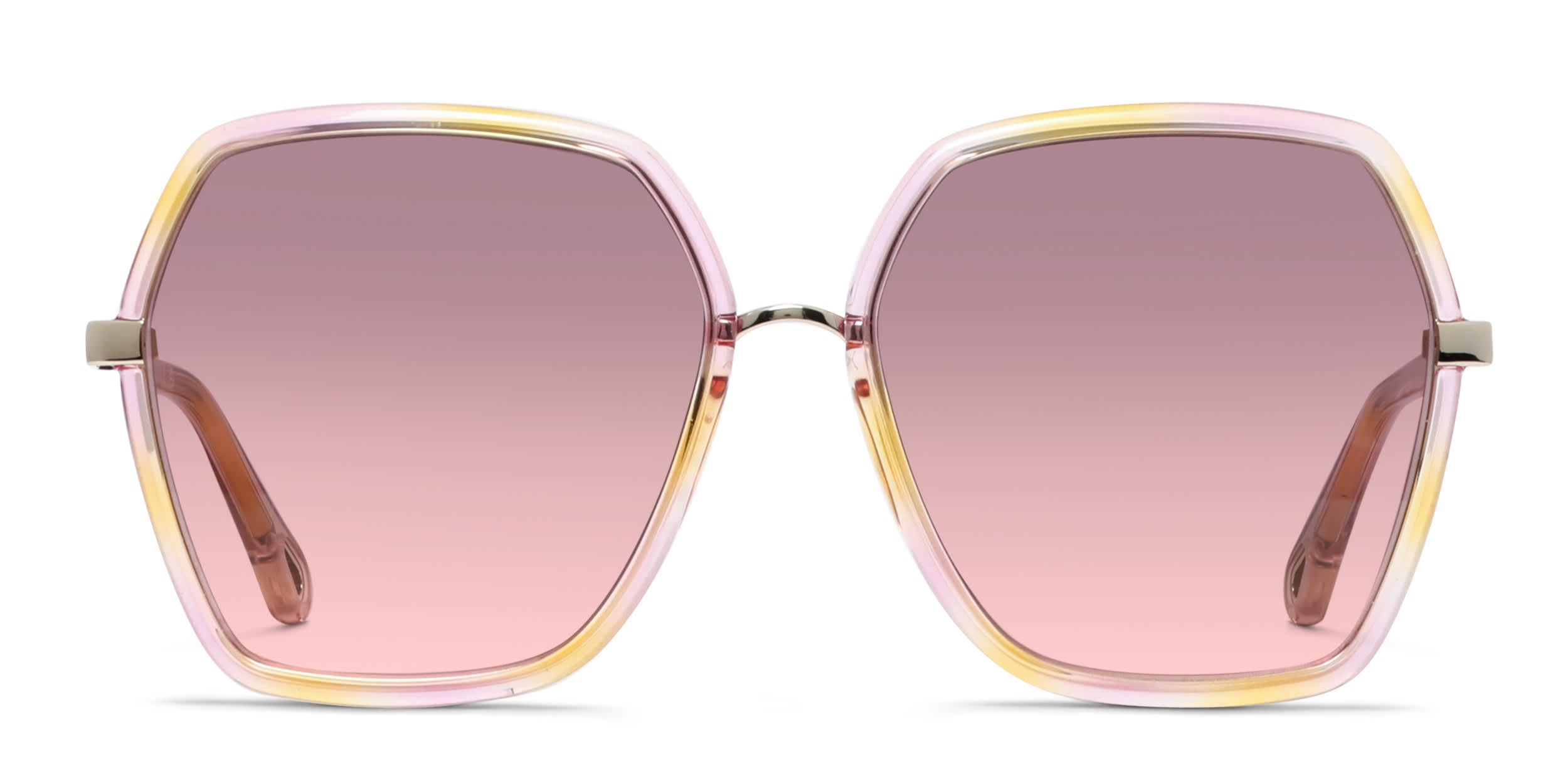 Chloe CH0262S Tortoise, Pink, Yellow glasses - Tortoise / Pink / Yellow - Frontal View
