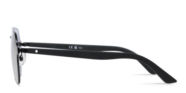 Mont Blanc MB0360S Black Prescription Sunglasses
