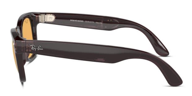 Ray-Ban Meta Smart Glasses RW4008 Wayfarer Black, Brown Sunglasses