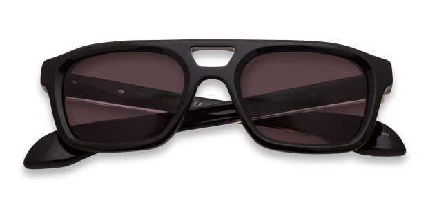 Alexander McQueen AM0505S Shiny Black Prescription Sunglasses