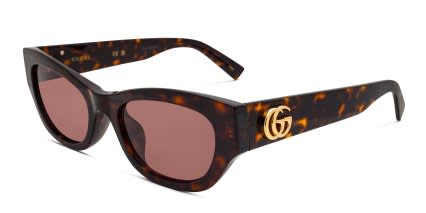 Gucci GG1954SA Tortoise glasses - Tortoise - Angle View