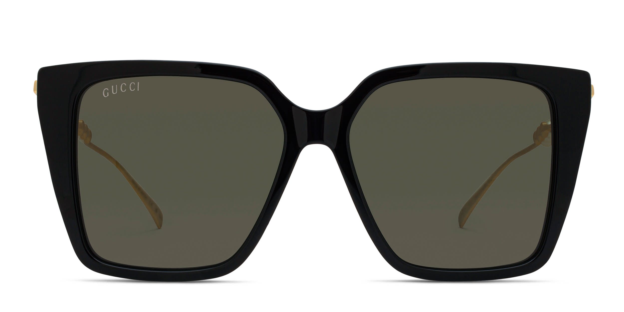 Gucci GG1967S Shiny Black glasses - Shiny Black - Frontal View
