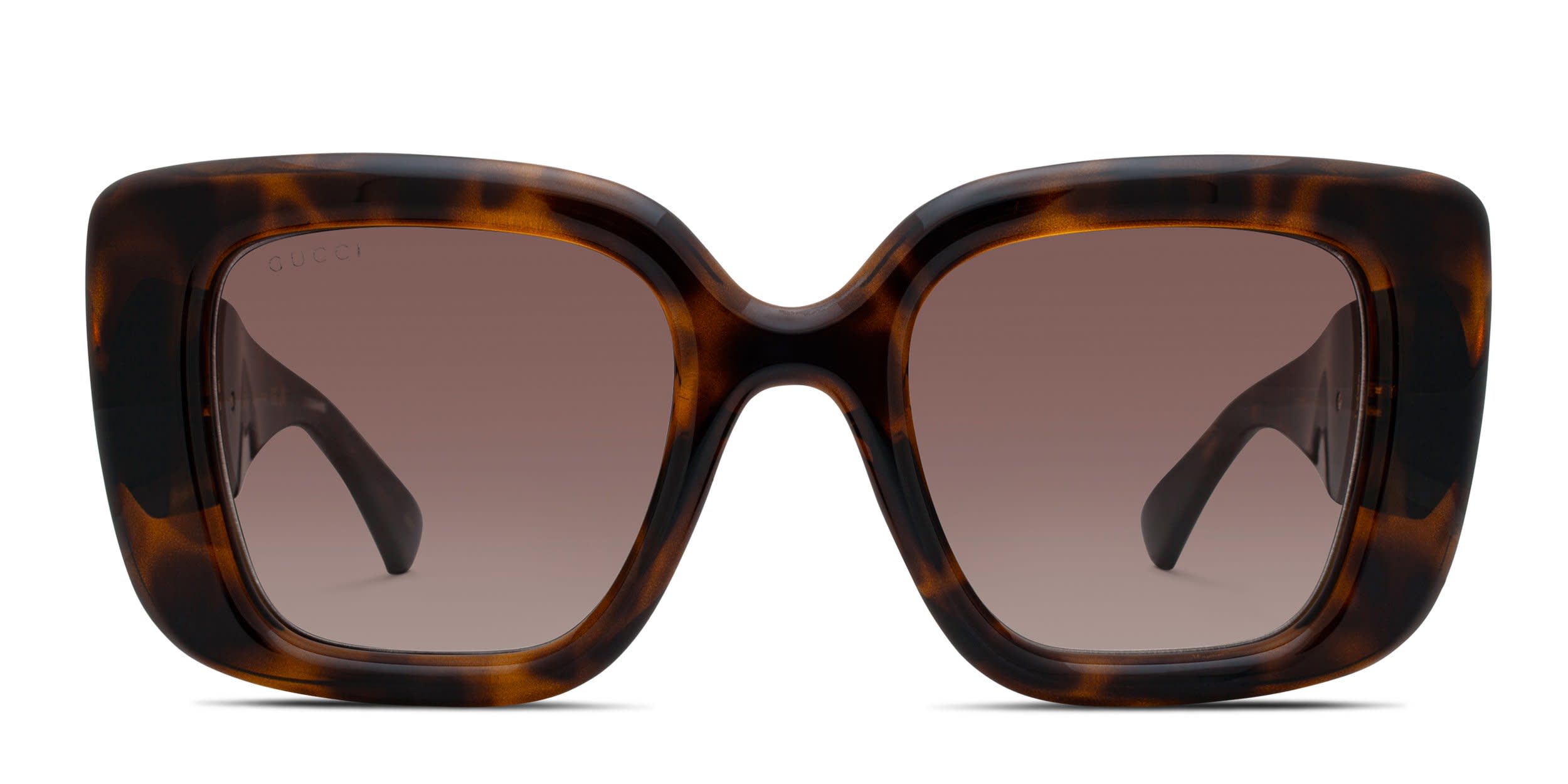 Gucci GG1975S Tortoise glasses - Tortoise - Frontal View