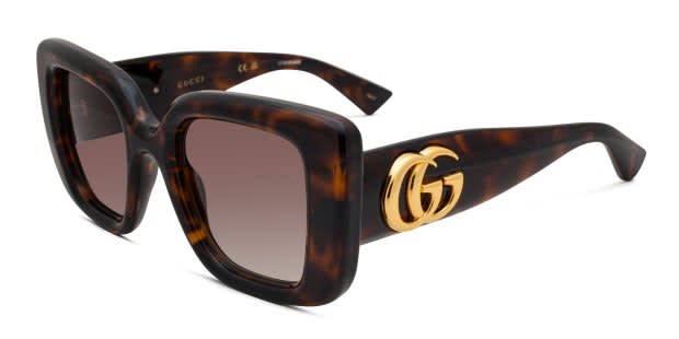Gucci GG1975S Tortoise Prescription Sunglasses