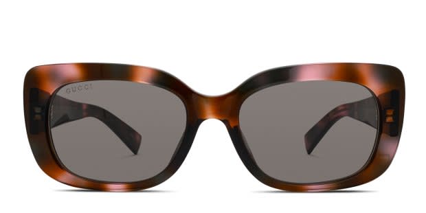 Gucci GG1979SK Tortoise, Purple Prescription Sunglasses