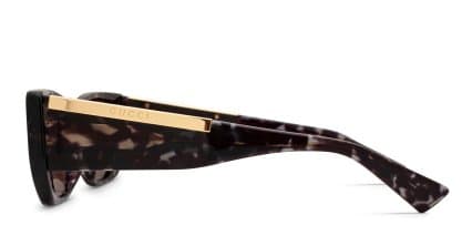 Gucci GG1959S Tortoise, Gray glasses - Tortoise / Gray - Side View