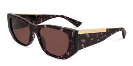 Gucci GG1959S Tortoise, Gray glasses - Tortoise / Gray - Angle View