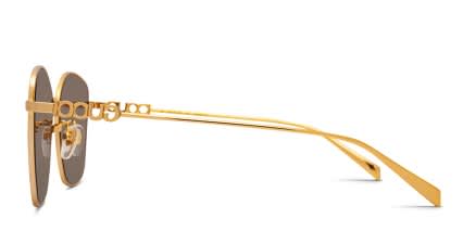 Gucci GG1805SA Gold glasses - Gold - Side View