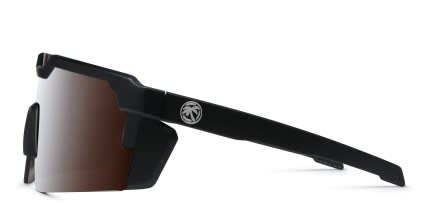 Heat Wave Future Tech Z87+ Black, Silver (Non-Rx-able) glasses - Black / Silver - Side View