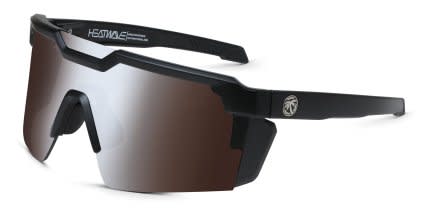 Heat Wave Future Tech Z87+ Black, Silver (Non-Rx-able) glasses - Black / Silver - Angle View