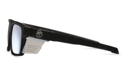 Heat Wave Performance Rayth Z87+ Black, Silver glasses - Black / Silver - Side View