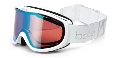 Bolle Sierra Ski Goggles w/Clip-in White, Blue