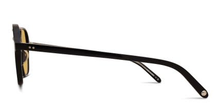 Garrett Leight Doc Sun Black glasses - Black - Side View