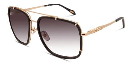 Just Cavalli SJC030V Black, Gold glasses - Black / Gold - Angle View