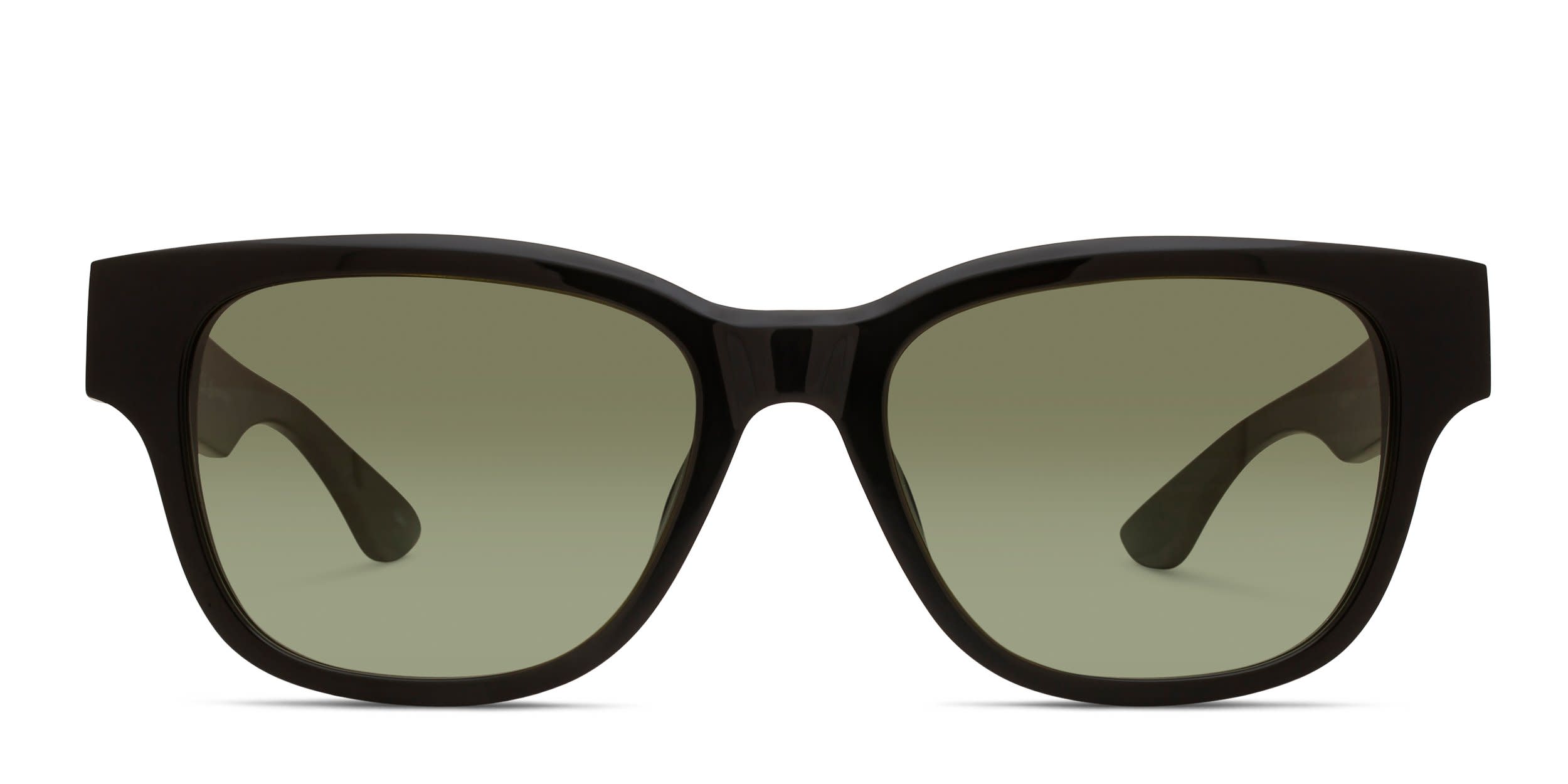 Alexander McQueen AM0528SA Green glasses - Green - Frontal View