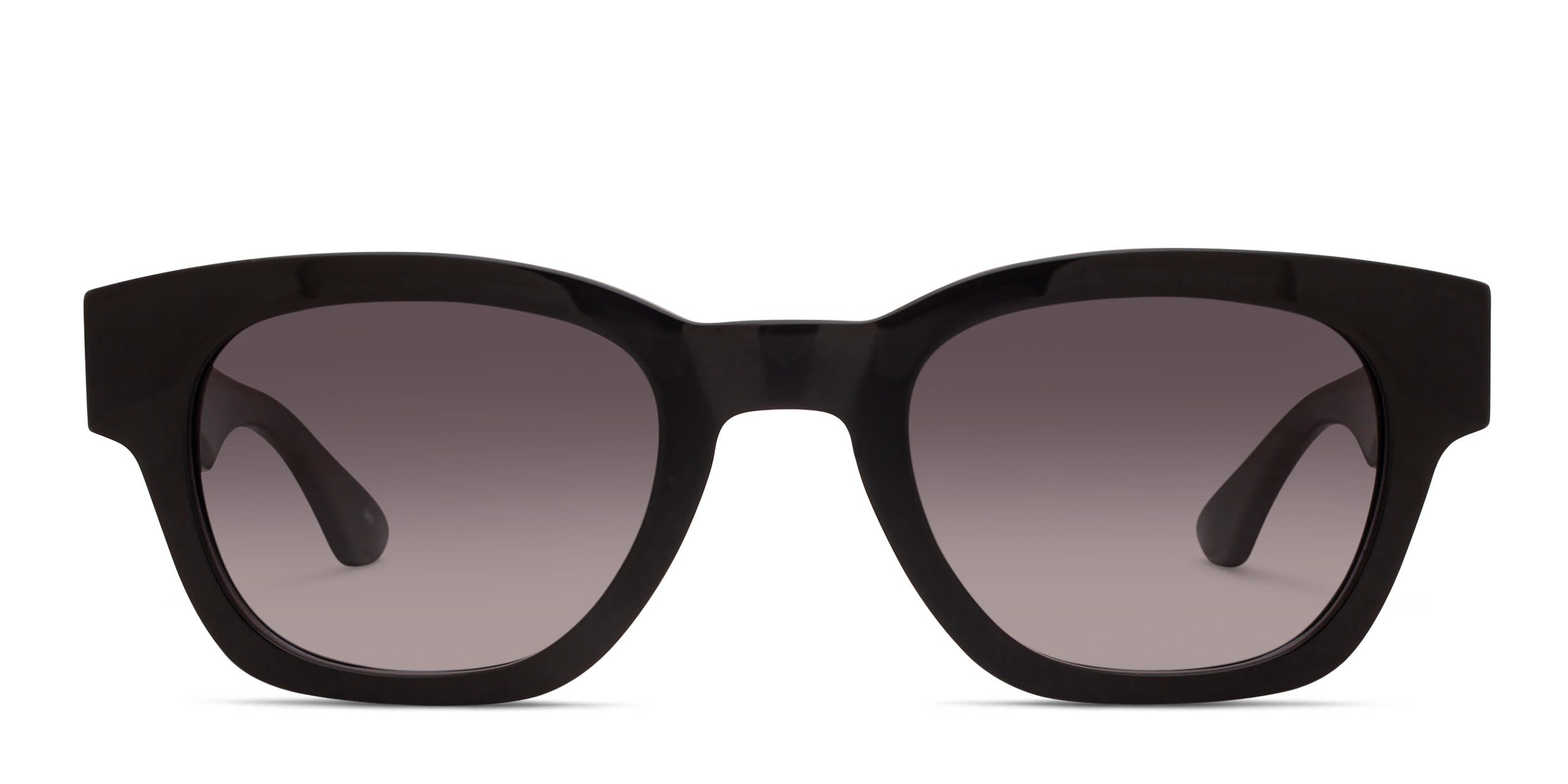 Alexander McQueen AM0530S Black, Gray glasses - Black / Gray - Frontal View