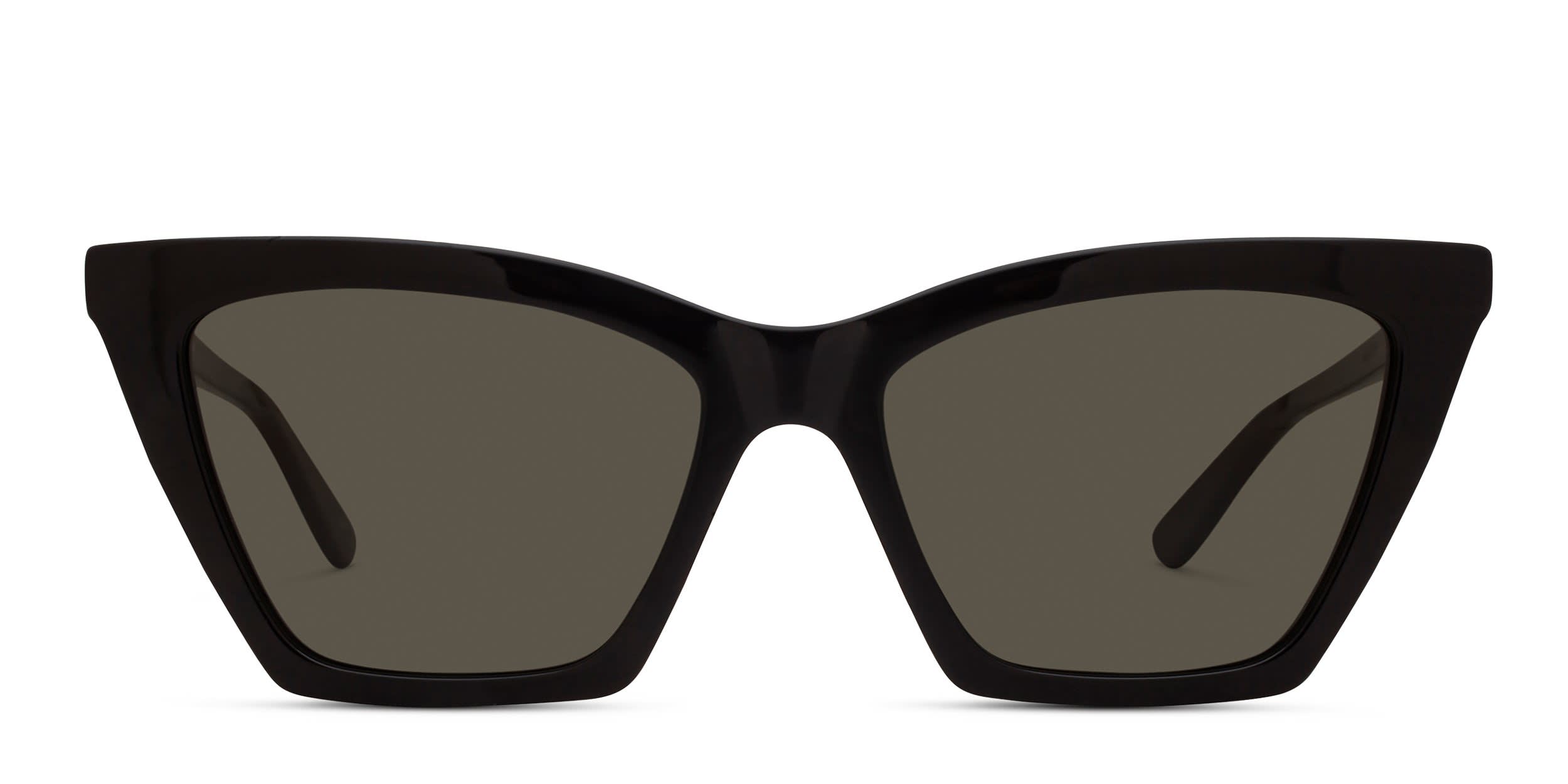 Alexander McQueen AM0536S Black, Gray glasses - Black / Gray - Frontal View