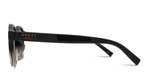 The Gucci GG2109SK is a rounded sunglasses frame with a soft