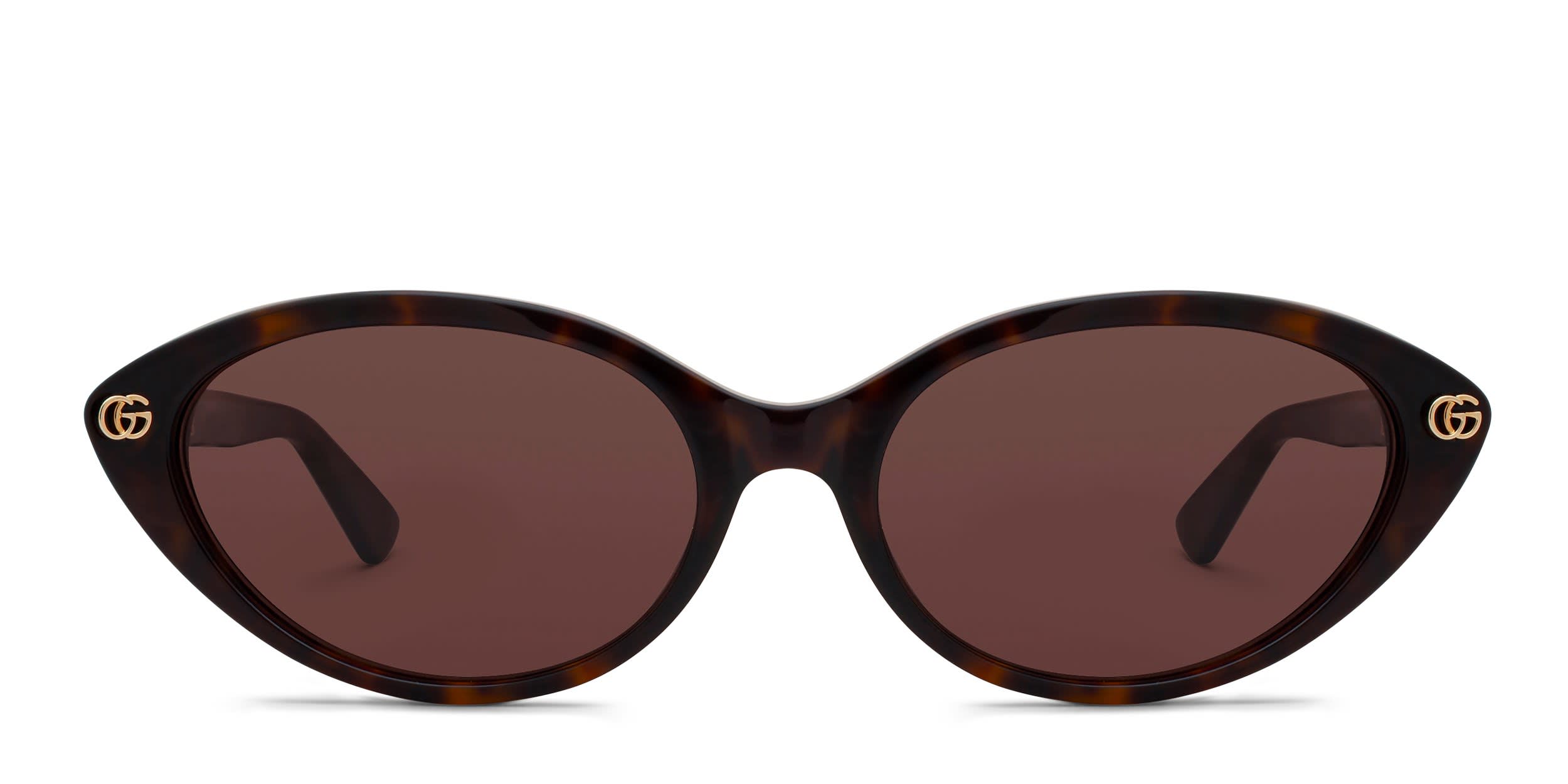 Gucci GG2110S Tortoise, Brown glasses - Tortoise / Brown - Frontal View