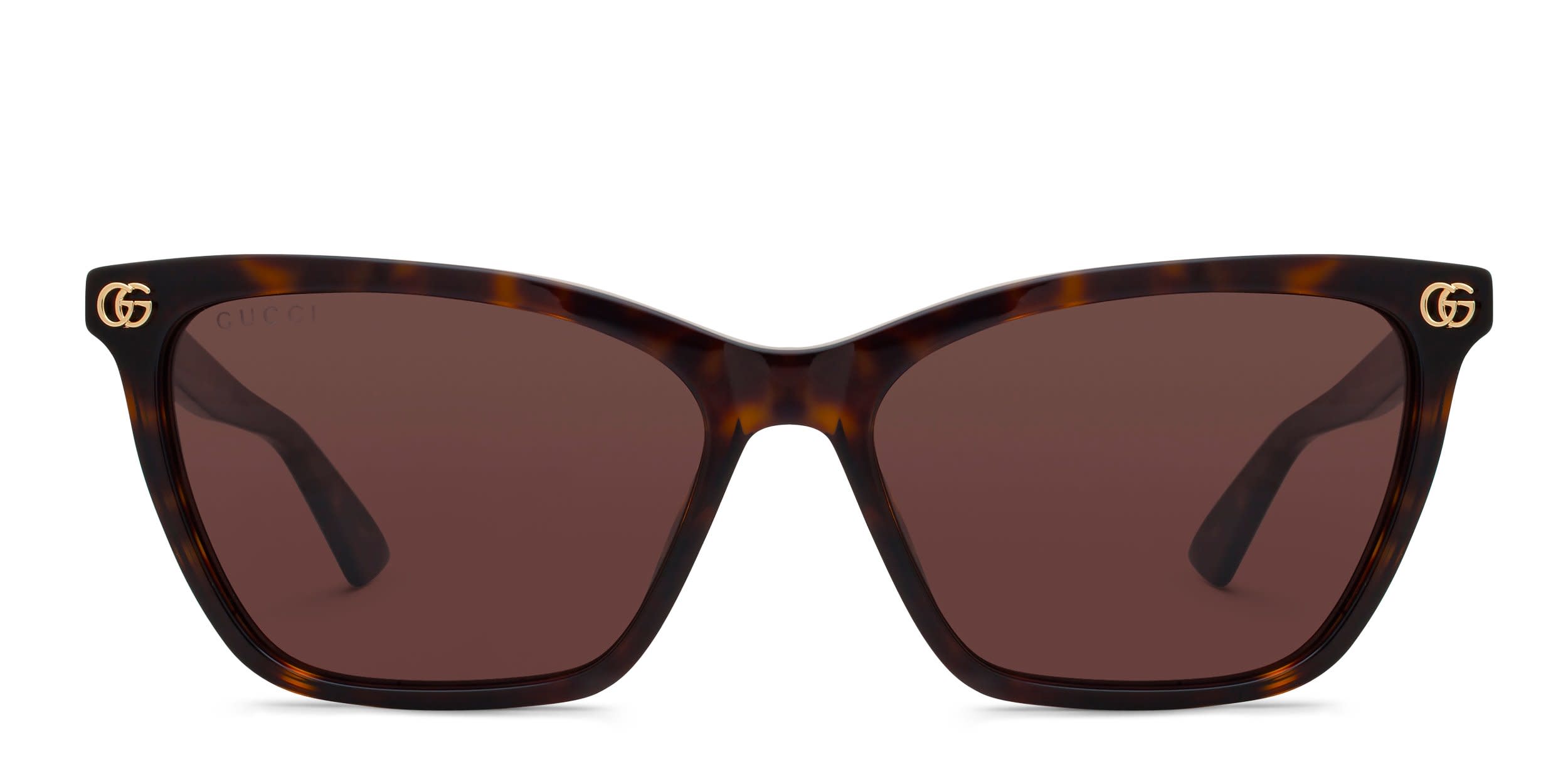 Gucci GG2111S Tortoise, Brown glasses - Tortoise / Brown - Frontal View