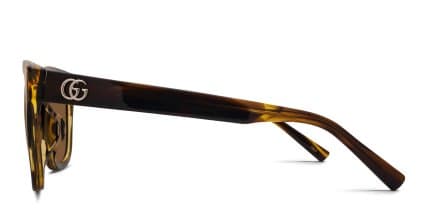 Gucci GG2126SK Tortoise, Brown glasses - Tortoise / Brown - Side View