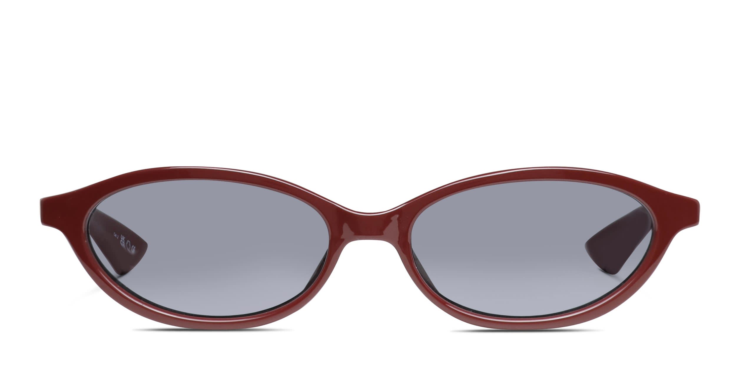 Le Specs Duskfall Red glasses - Red - Frontal View