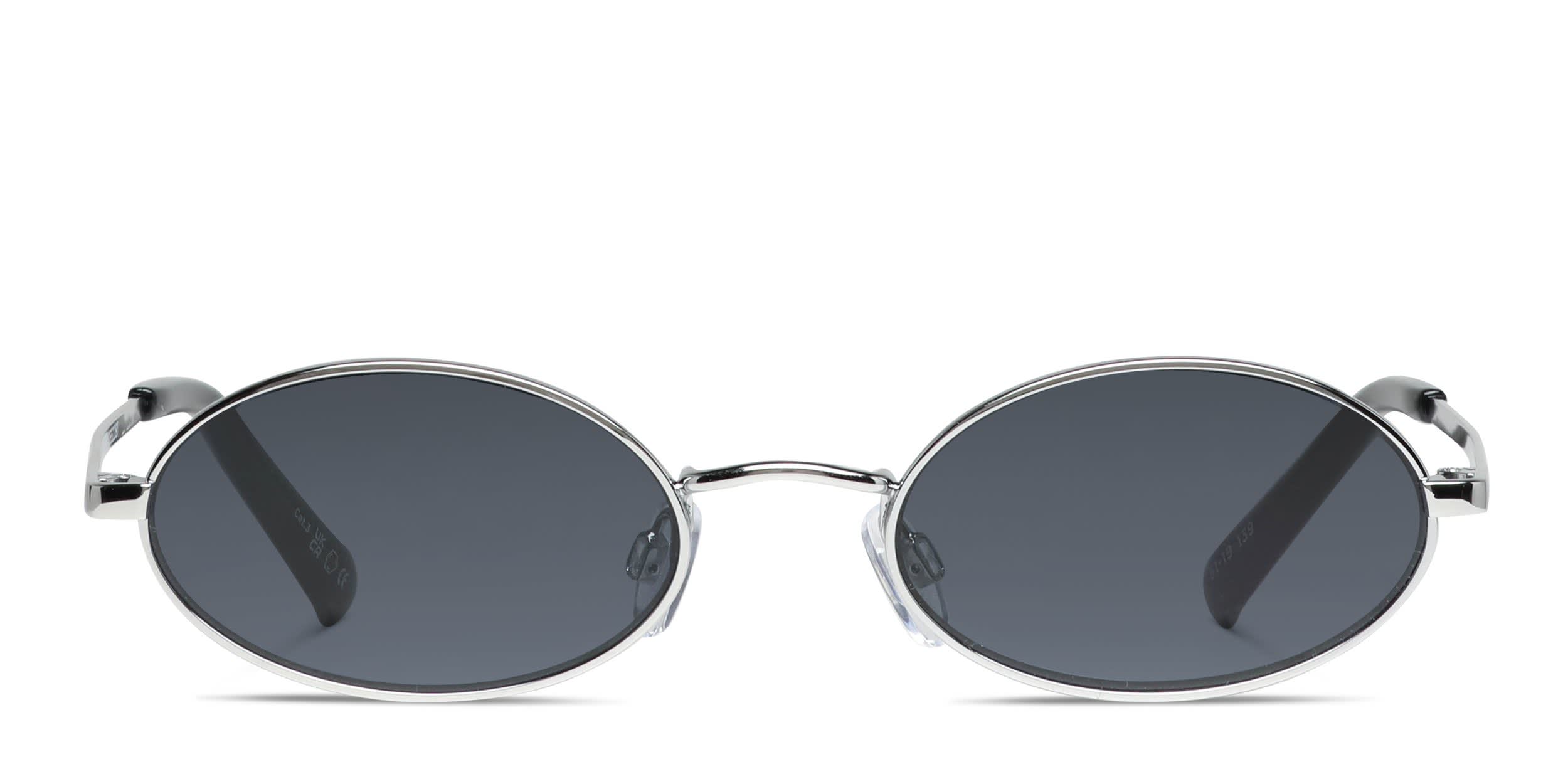 Le Specs Love Train Silver glasses - Silver - Frontal View