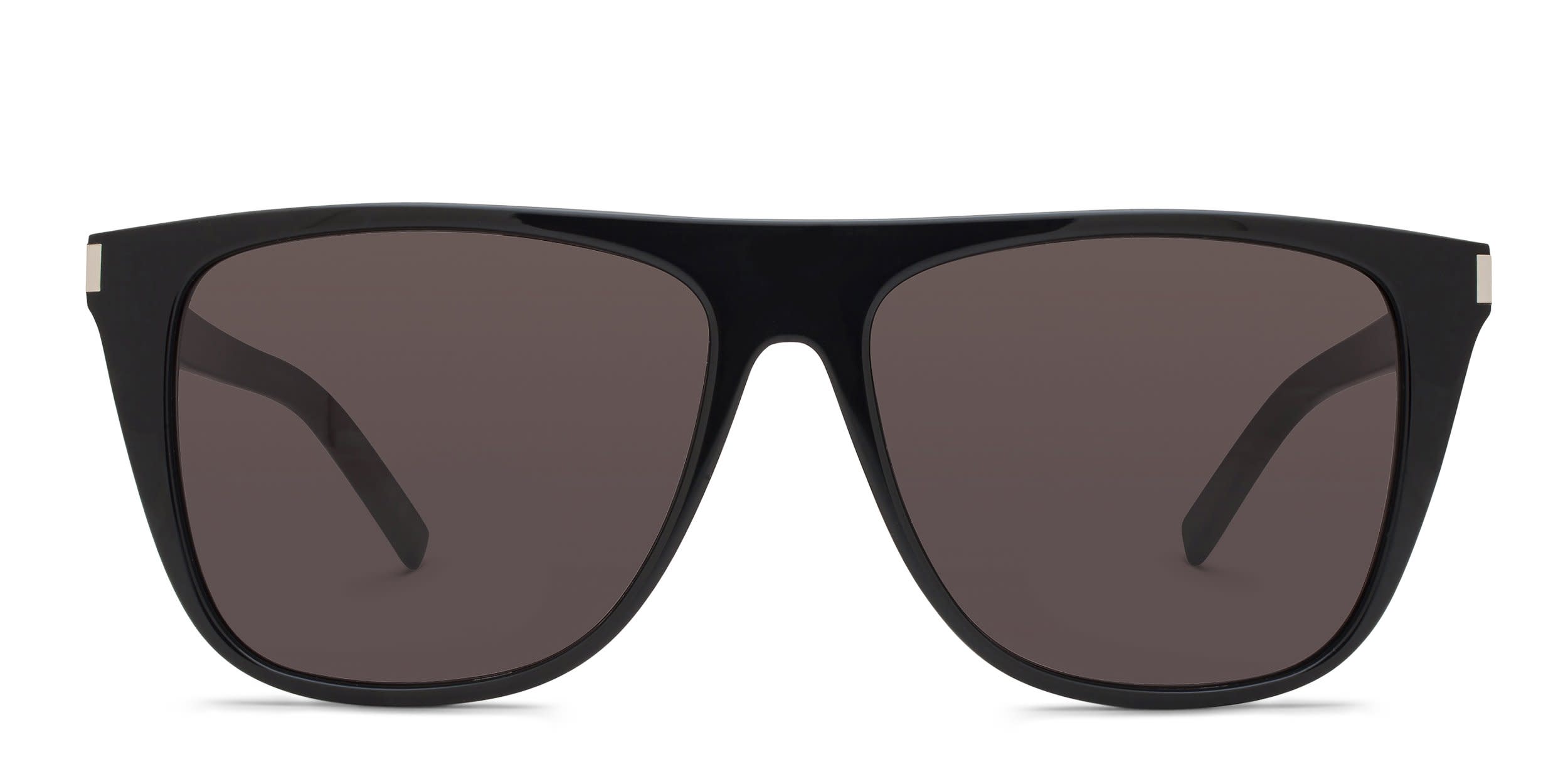 Saint Laurent SL1/F Black glasses - Black - Frontal View