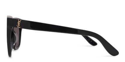 Saint Laurent SLM24/K Black glasses - Black - Side View