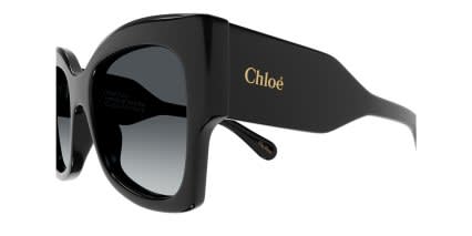 Chloe CH0252S Black, Gray glasses - Black - Side View