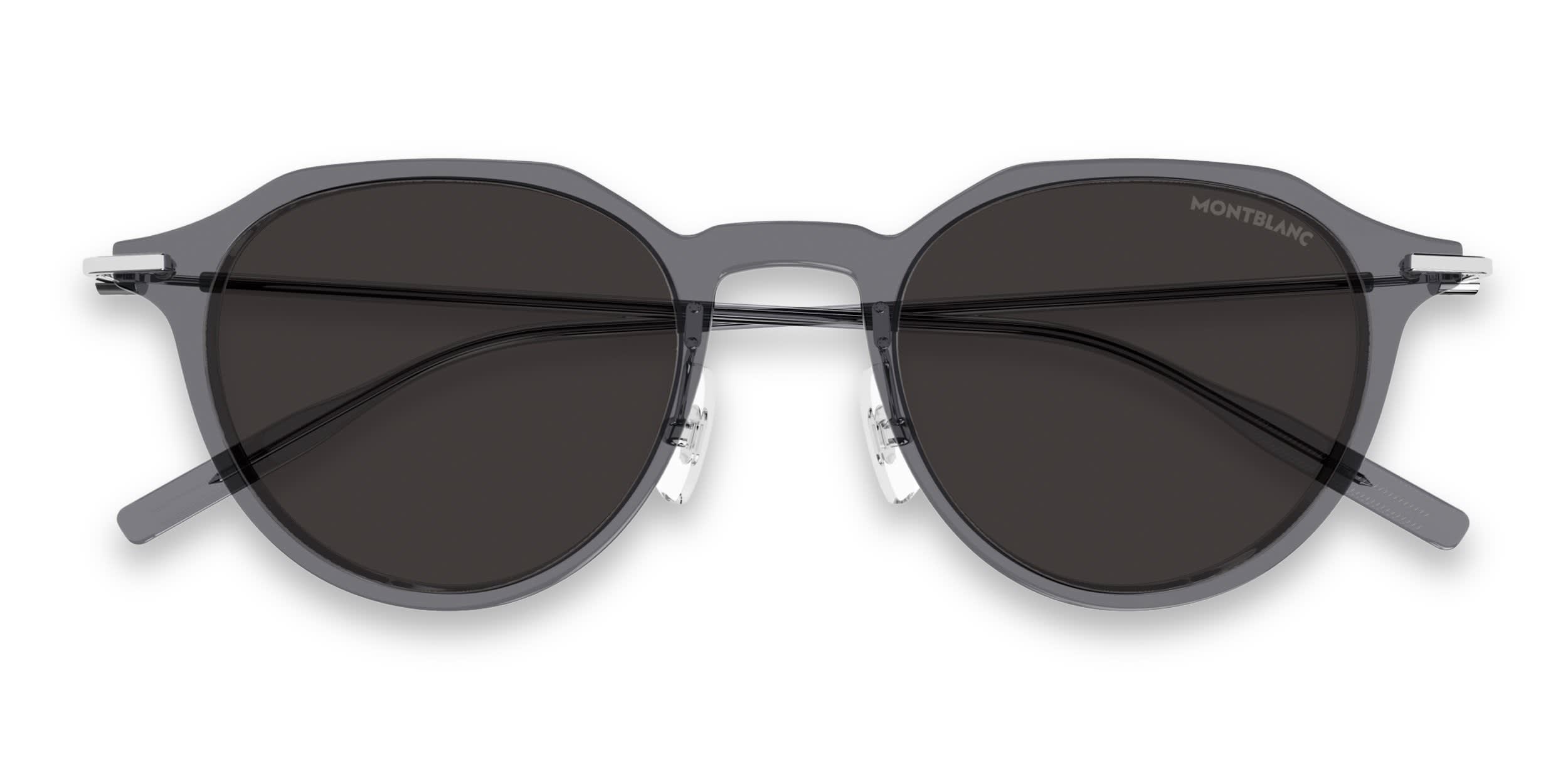 Mont Blanc MB0355S Gray glasses - Gray - Frontal View