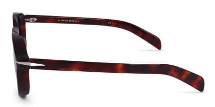David Beckham DB7029/S Red, Tortoise, Blue glasses - Blue / Tortoise - Side View