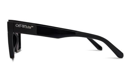 Off-White OW1037 Virginia Shiny Black glasses - Shiny Black - Side View