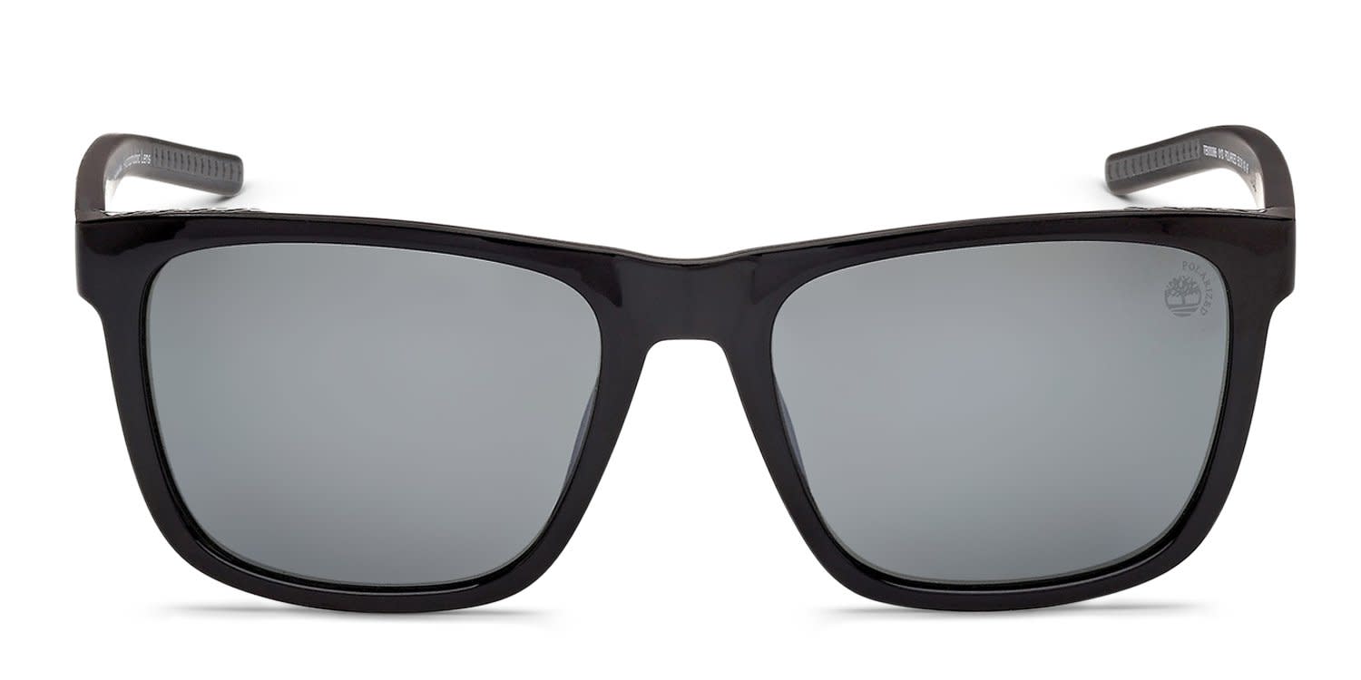 Timberland TB00086 Black, Gray glasses - Black - Frontal View