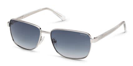 Guess GU00312 Gunmetal, Blue glasses - Gunmetal - Angle View