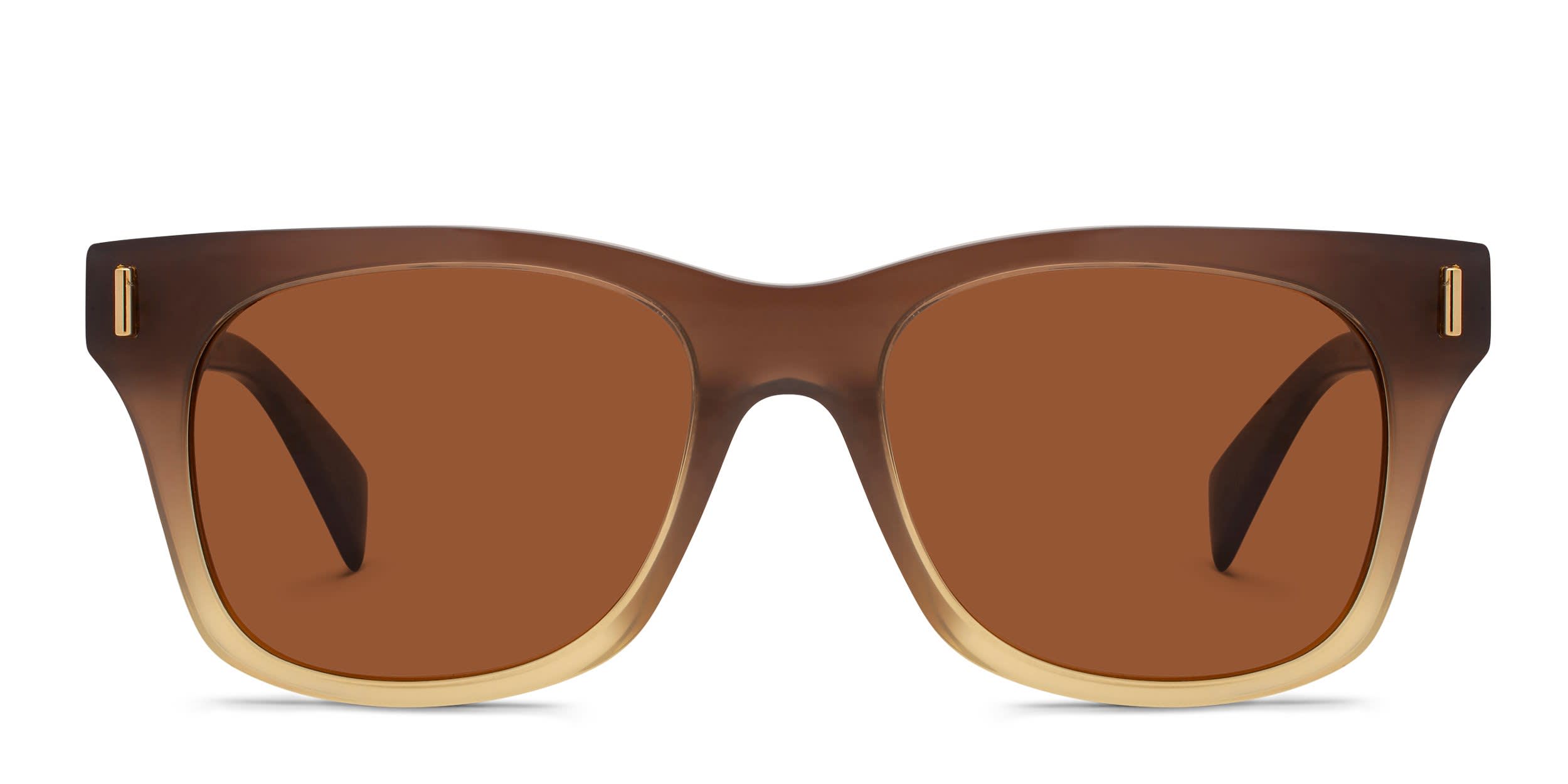 Alexander McQueen AM0551S Brown glasses - Brown - Frontal View