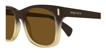 Alexander McQueen AM0551S Brown glasses - Brown - Side View