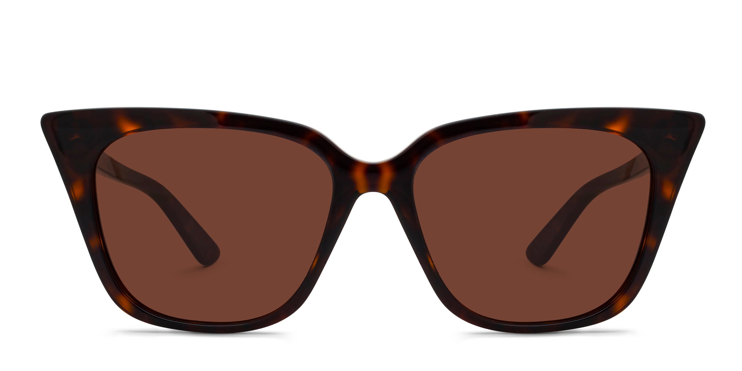 Alexander McQueen AM0556S Tortoise, Brown glasses - Tortoise - Frontal View