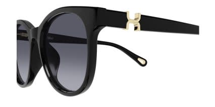 Chloe CH0375SK Black, Purple glasses - Black - Side View