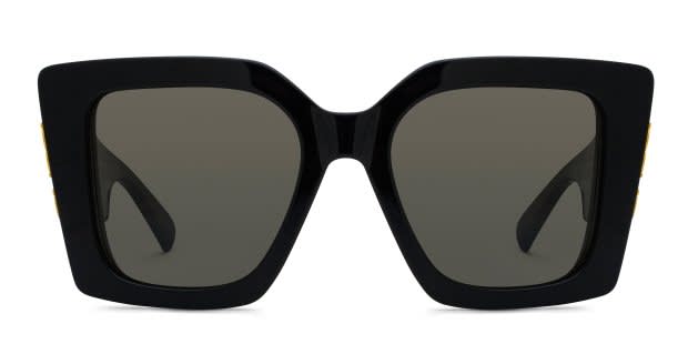 Gucci GG2039S black frame with grey lenses. Lenses provide 100% UV