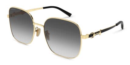 Gucci GG2053S Gold, Gray glasses - Gold - Angle View