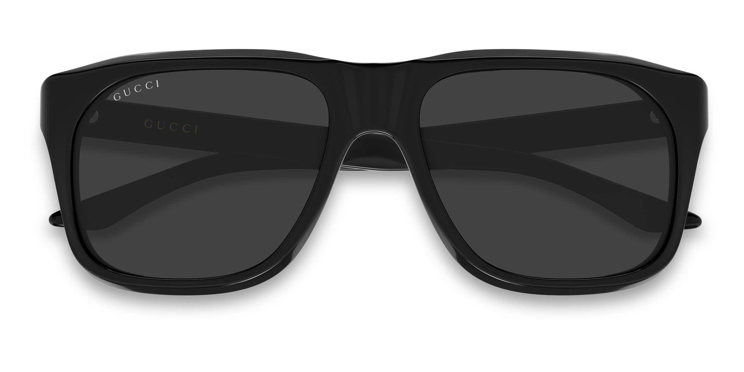 Gucci GG2077S Black, Gray glasses - Black - Frontal View